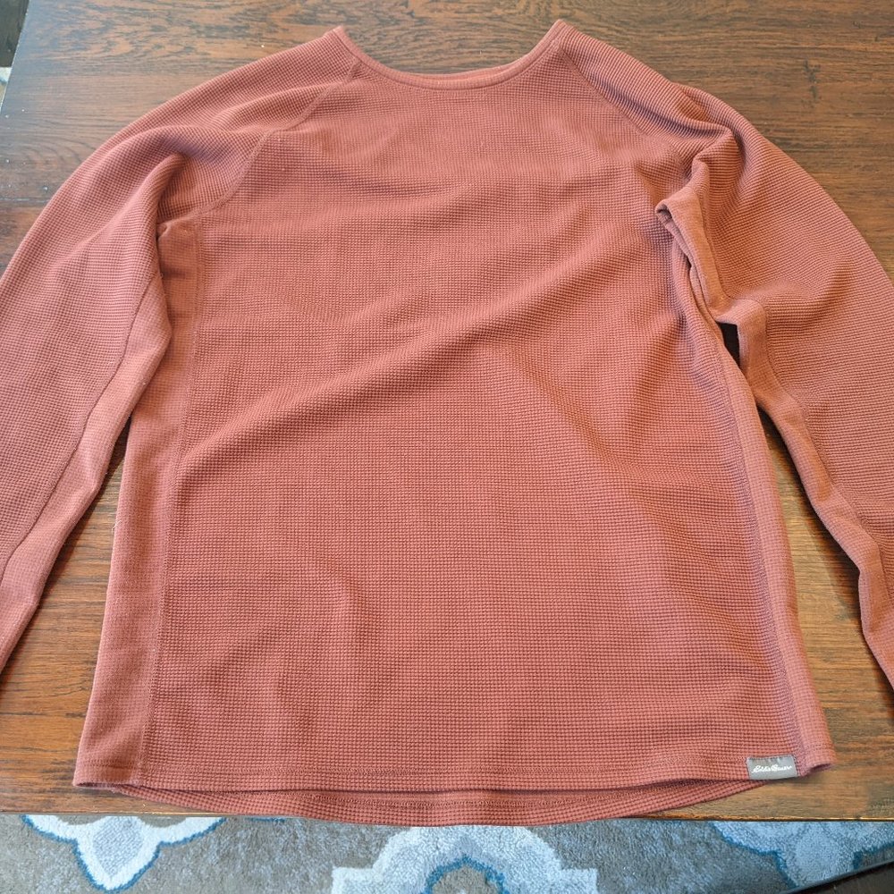 Base layer or sweater, rust color